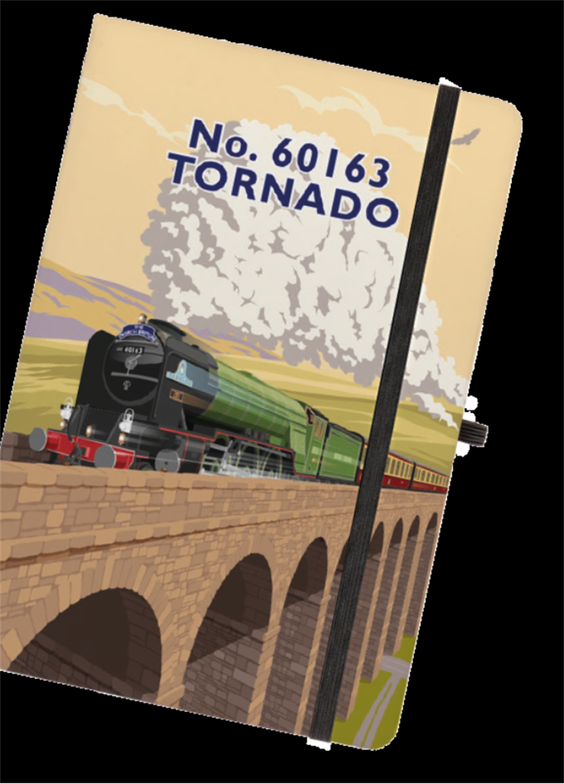 60163 Tornado Moleskine Notebook Journal with pen 